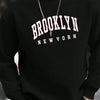 Brooklyn Creative Letter Pattern Male Hoodies Casual Street Style Clothes Hip Hip Loose Sweatshirts  Autumn Fleece Pullovers