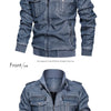 Retro Moto Pu Leather Jacket Large Size Loose Multi-pocket Men Leather Racing Jacket Off-road Jacket Denim Mesh Racing Suit 6XL