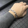 New Punk Stainless Steel Biker Rock Chain Bracelet for Men Personality Fashion Party Jewelry Gift