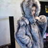 Hot selling Fashion Winter New Real Fox Fur Coat Women Hooded Natural Silver Red Fox Fur Jacket Female Thick Warm Outerwear