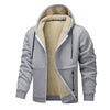 TINGHUO Sweater men hooded cardigan hooded hoodies men's Fleece Zipper coats Men autumn winter 2024 new