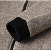 Minglu Autumn Winter Wool Male Jackets Luxury Stand Collar Herringbone Casual Men's Coats Fashion Slim Fit Thicken Man Jackets