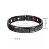 New Casual Style Men Magnetic Bracelet Simple Black Stainless Steel Bracelets For Arthritis Health Care Jewelry Gifts