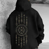 Viking Printing Mens Hooded Sweatshirt Autumn Long Sleeve Loose Casual Oversize Hoodies For Men Streetwear Fashion Hoodie Tops