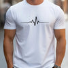 Creative Print Men's Fashionable Summer Crew Neck Short Sleeve Sports T-shirt, Comfortable And Versatile