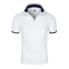 Casual Short-sleeved Polo Shirt Fashion Lapel T-shirt Breathable Men's Shirt Fashion Street Clothing