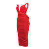 European V Neck Strap Solid Bodycon Dress Summer Casual Female Party Sexy Dresses Vestidos