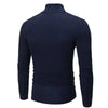 High Neck Slim FitElastic Long Sleeve Pullover Thermal Tops