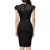 New Women's Lace With Patchwork Waist CinChing One Step Skirt And Small Dress