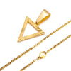 Men Necklace Gold Plated,Embossing Radiation Rectangle Pendant, Stainless Steel Sunburst Charm Necklaces Jewelry