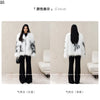 ZVAQS Natural Raccoon Fur Coat Women Winter Luxury Clothes White V Neck Fur Jacket Old Money Style Outerwears 2024 шуба женская