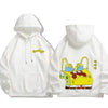 New Pattern Spongebob Cartoon Anime Printing Men's and Women's Hoodies Autumn and Winter Fashionable Couple's Clothing Hoodie