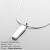 Men's stainless steel jewelry golden pendant Cuban chain necklace waterproof and non fading quality jewelry sold directly