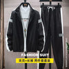 Spring and Autumn Fashion Trend Windproof Jacket Set Men's Casual Relaxed Comfortable Large Size High Quality Two-Piece Set