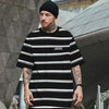 Men's Striped Short Sleeve T-shirt, 3D Printed, Oversized, Everyday Casual, Loose Shirt, Comfortable and Cool for Summer