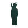 European V Neck Strap Solid Bodycon Dress Summer Casual Female Party Sexy Dresses Vestidos