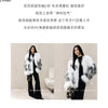 ZVAQS Natural Raccoon Fur Coat Women Winter Luxury Clothes White V Neck Fur Jacket Old Money Style Outerwears 2024 шуба женская