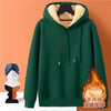 Autumn and Winter New Hooded Lamb Fleece Hoodie Solid Color with Thick Fleece for Men and Women, Warm and Casual Versatile