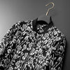 Minglu Floral Jacquard Men's Jackets High Quality Stand Collar Zipper Spring Autumn Casual Male Coats Fashion Man Outerwear 4XL