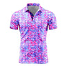 Mens Retro Short Sleeve Polo Shirts 3d Full Print Flower T Shirts For Men Summer Casual Oversized Tee Shirt Tops Blusa Masculina