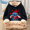 Lilo & Stitch Child Hoodies Hoodies Sweatshirts Long Sleeves Cute Cartoon Printing Fashion Casual Boys and Girls Christmas Gifts