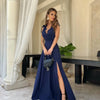 Summer Women Party Maxi Dress Cross V-neck Bowknot Strap X-long Club Vestidos Female Side Split Elegant Lady Long Dresses