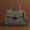 Handbag Leather women's bag Crocodile patterned real cowhide totebag fashion ladies handbags famous brand Women's bags