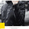 Men Leather Suit Jacket Men Slim Fit Short Coat Men Fashion Leather jacket Streetwear Casual Blazer Jackets Male Outerwear