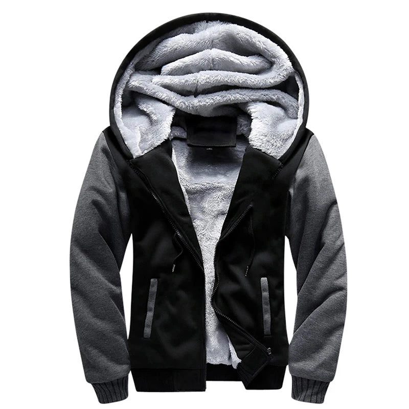 Cardigans Fleece Zipper Hooded