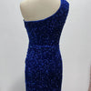 Glitter Side Slit Tightening Beads Dress Sleeveless 5 Colors Fashionable Other Style