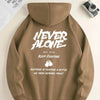 Everyday Versatile Street Hooded Sweatshirt Men's Letter Printed Hoodie Spring and Autumn Casual Outerwear Long Sleeve S-3XL