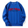 New York Usa Dream Team Printing Men Sweatshirt Fashion Street Clothes Casual Fleece Warm Tracksuito-Neck Basic New Sportswear