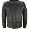 Men PU Leather Jacket Motorcycle Fashion Slim Fit Leather Coat