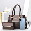 New Two-Piece Set with Large Capacity, Fashionable and Versatile Women's Bag, Simple Commuting Outing, Casual Women's Handbag, Foreign Style Women's Bag