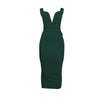 European V Neck Strap Solid Bodycon Dress Summer Casual Female Party Sexy Dresses Vestidos