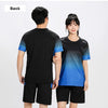 Fitness Clothes Ice Silk Quick Drying T-shirt Suit Men Short Sleeve Running Sportswear Shorts Tracksuit Gym Sports Training Sets