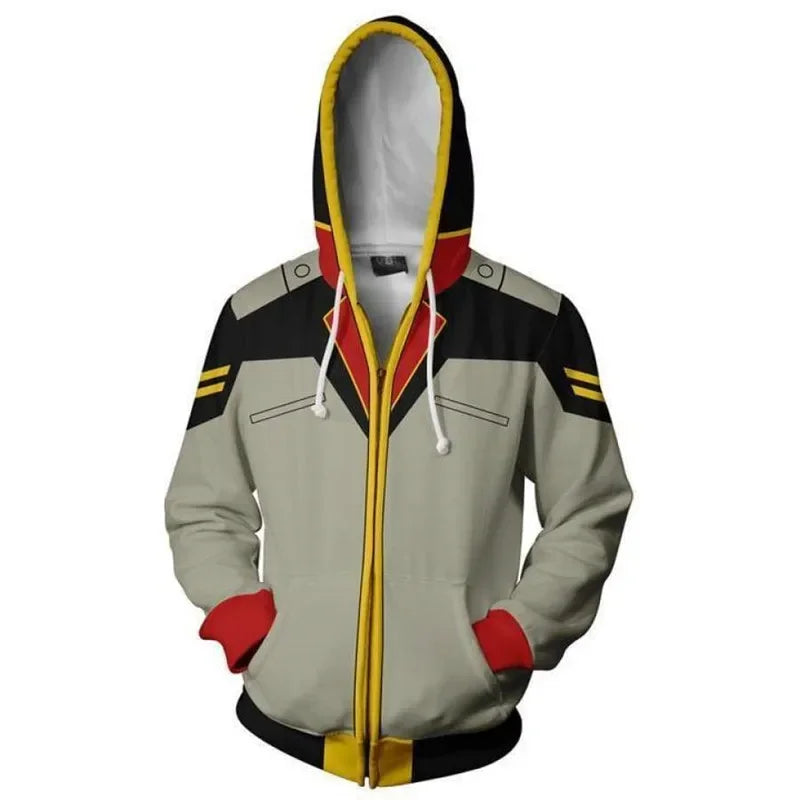 Gundam Cosplay Animal costume Hoodie Char Aznable Sweatshirt Sweatshirt Coats Men And Women