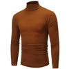 High Neck Slim FitElastic Long Sleeve Pullover Thermal Tops