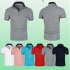 Casual Short-sleeved Polo Shirt Fashion Lapel T-shirt Breathable Men's Shirt Fashion Street Clothing