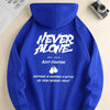 Everyday Versatile Street Hooded Sweatshirt Men's Letter Printed Hoodie Spring and Autumn Casual Outerwear Long Sleeve S-3XL