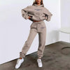 Winter Fashion Letter-print Hoodie For Women'S Set Simple Casual Sports Jogging Pants 2 Piece Set Female 2025