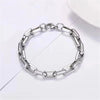 New Punk Stainless Steel Biker Rock Chain Bracelet for Men Personality Fashion Party Jewelry Gift