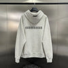 Classic Design Men 100% Cotton Hoodies Back Two Rows Tops Letter Logo Hooded Sweaters Luxury Couple High Street Loose Hoodies