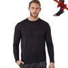 100% Merino Wool Base Layer Men Merino Wool Long Sleeve 240G Midweight Thermal Underwear Wicking Breathable Top + Hiking Socks