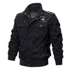 Winter Fleece Jacket Men Business Thermal Tactical Casual Jacket Embroidery Multiple Pockets Windproof Outdoor Workwear Coat