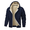 TINGHUO Sweater men hooded cardigan hooded hoodies men's Fleece Zipper coats Men autumn winter 2024 new