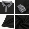 Spring and Autumn men's long sleeved shirt, comfortable business T-shirt, men's street casual fashion top