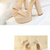 Women High Heel Shoes Sexy Party Nightclub Platform Elegant Sandals Wedding Shoes Bridal Pumps Summer Peep Toe Luxury Thick Heel