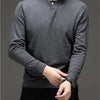 High-quality Men's Long-sleeved T-shirt, Casual, Versatile Men's Daily Henley Shirt, Autumn Thickened Men's O-neck Undershirt.