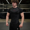 Summer New Fitness Clothes Coach Sports T-shirt Muscle Tights Men High Elastic Training Clothes Short Sleeve Fitness Clothes Men